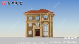 乡村复式新款三层洋房自建别墅