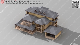 别墅建筑图纸及效果图首层680平方米自建别墅设计图
