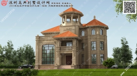 自建房屋设计效果图豪华别墅图284平方米豪华别墅外观图片大全