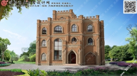 别墅设计图纸及效果图大全首层169平方米最新别墅外观效果图