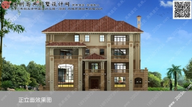 山西省西班牙风格自建别墅外观效果图
