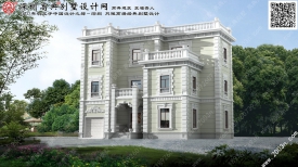 小型别墅外观设计首层190平方米图纸编号a318