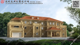 别墅外观设计效果图别墅式会所住宅办公家庭旅馆首层572平方米农村别墅外观设计