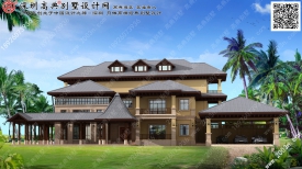 别墅建筑图纸及效果图首层680平方米自建别墅设计图