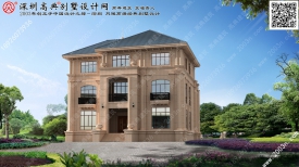 广东潮汕建筑中式风格别墅乡村别墅外观效果图