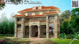 广东省现代中式独栋别墅外观