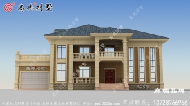 农村建房设计效果图，简单大方，父母住在里面都乐呵呵