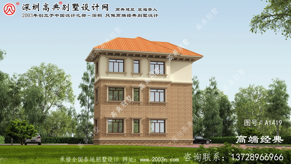 涿鹿县小区别墅设计图纸