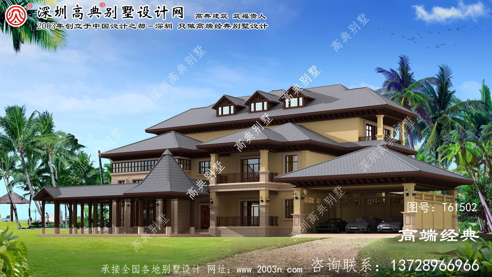 平山区百平方米的农村别墅设计图