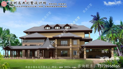平山区百平方米的农村别墅设计图