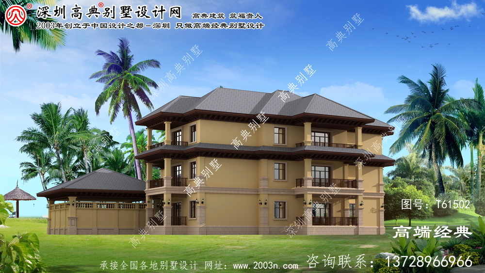平山区百平方米的农村别墅设计图