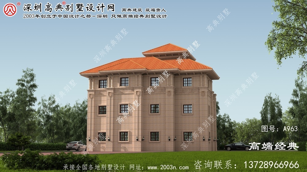 黄陂区欧式别墅设计图纸下载