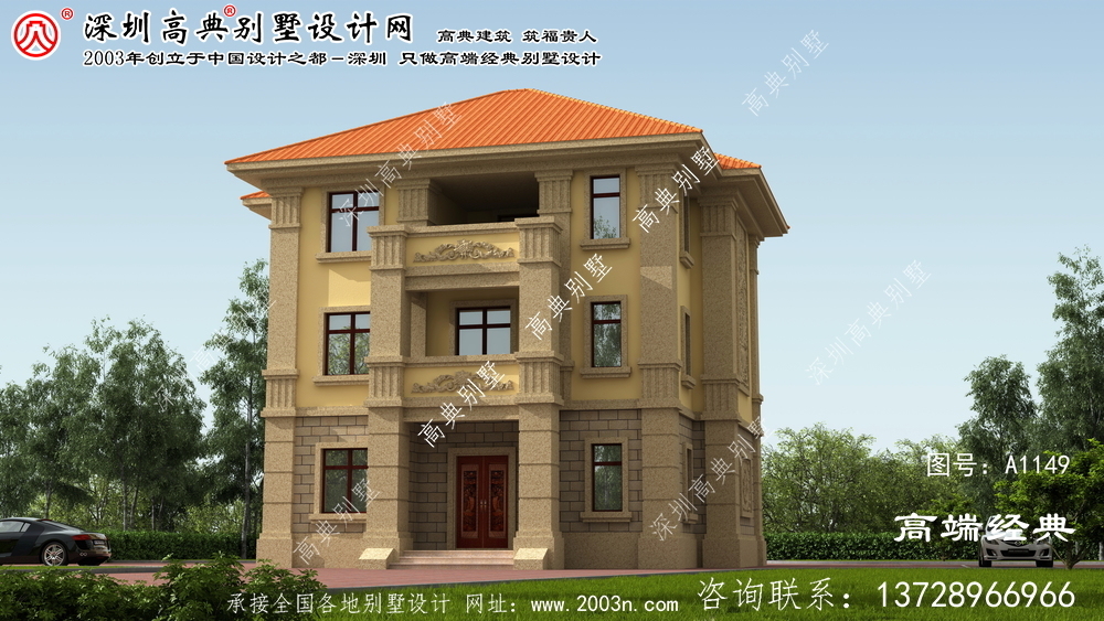 株洲县独栋别墅施工图纸