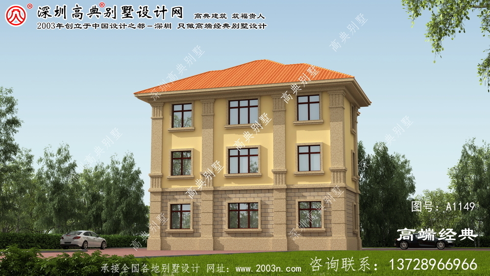 株洲县独栋别墅施工图纸