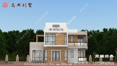 林周县农村二层半别墅图纸