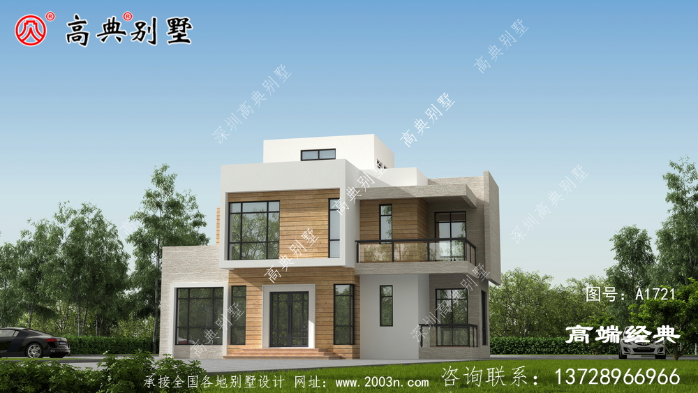 林周县农村二层半别墅图纸