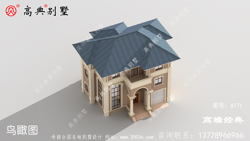 农村小别墅淡雅柔和的外观你喜欢吗?