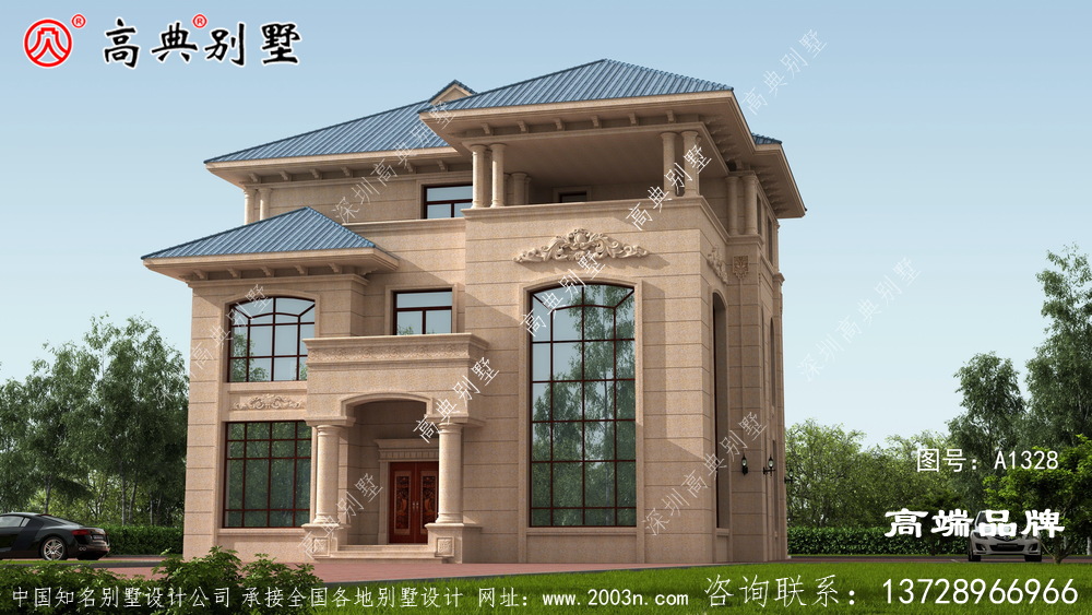 三层别墅设计户型设计简约时尚