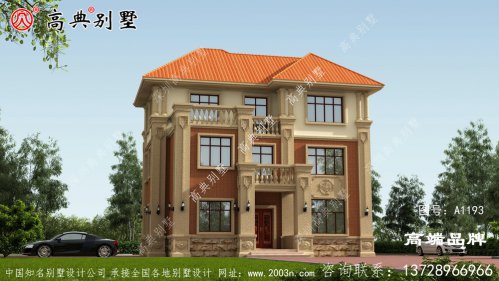 别墅设计效果图最重要的是户型设计 和外观 造型