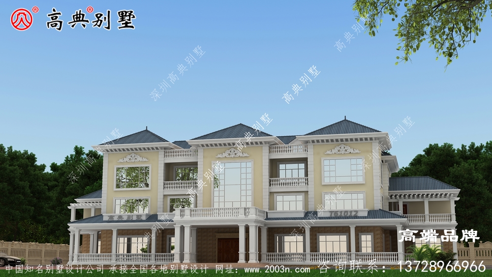 农村别墅外观效果图大全比普通自建房要好百倍