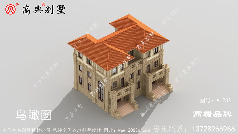 别墅的外观效果图享受乡间悠然自得的生活