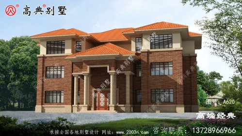 深受农村人喜爱的大户型欧式别墅风格