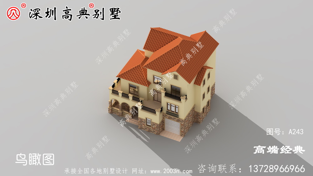 简单大气三层楼房，造价50万左右，忍不住推荐