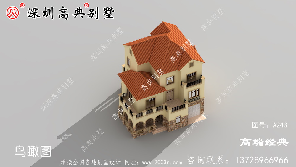 简单大气三层楼房，造价50万左右，忍不住推荐