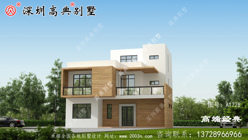 三层农村自建房，谁看谁喜欢。