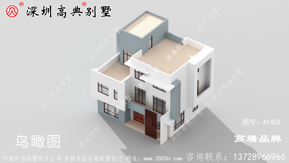 别墅设计图，赚了钱一定要建一栋这么漂亮的别墅