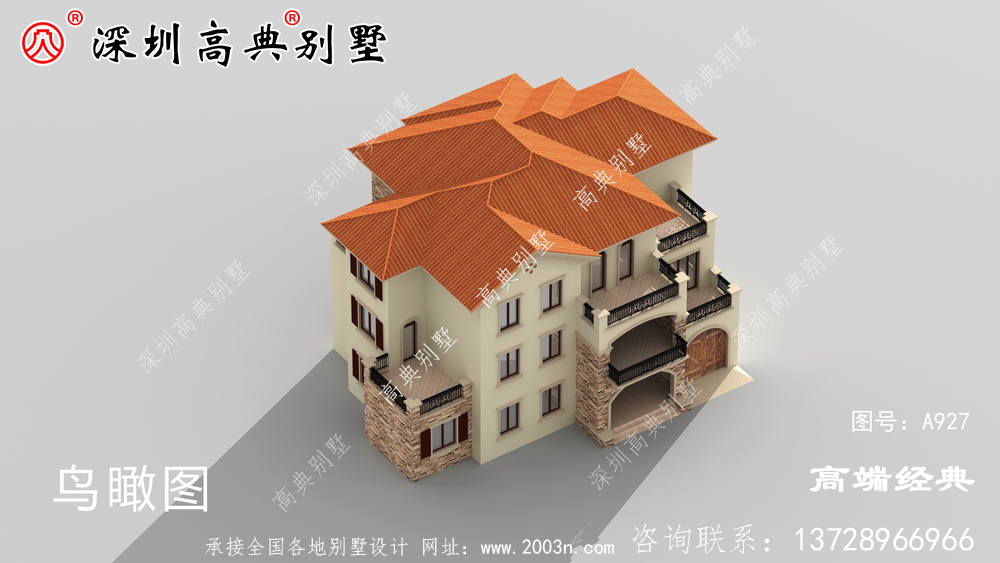 三楼欧式别墅效果图,实力和面值并列,喜欢就入手吧。