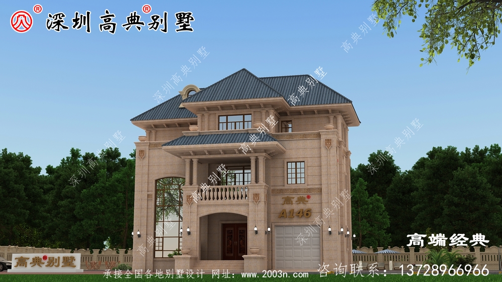 新款三层别墅设计图纸,功能齐全