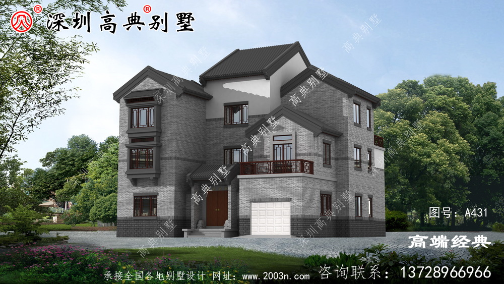 中式风格带现代车库非常的便捷别致 中式风格带现代车库非常的便捷别致