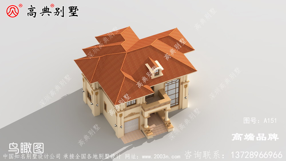 复式两层户型图,满足大家的居住需求的堂屋和大露台