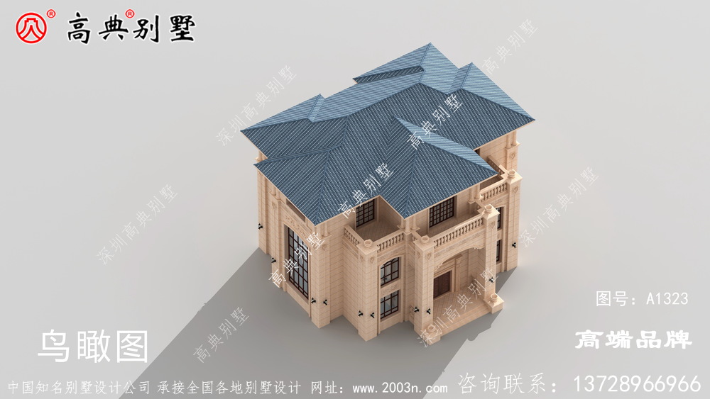 美观大气的三层别墅,妥妥的收获全村人心