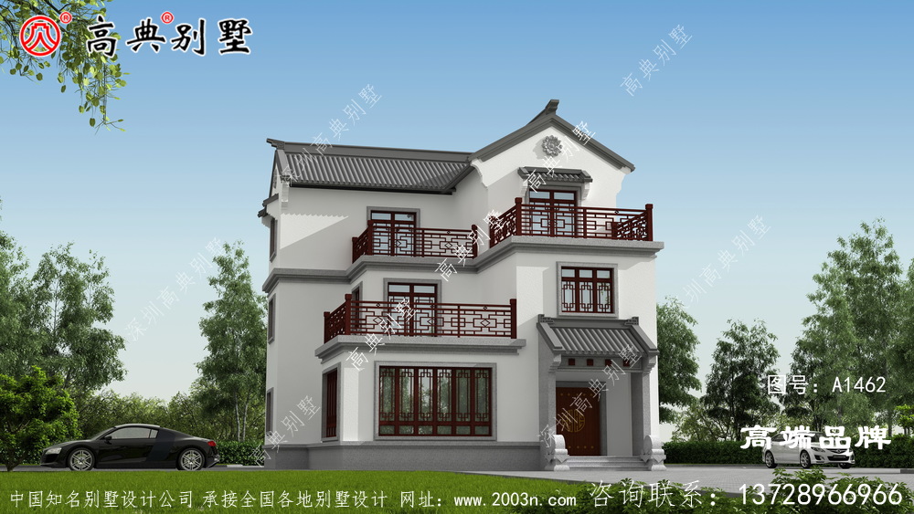 中式别墅这么好看，怪不得那么多人建