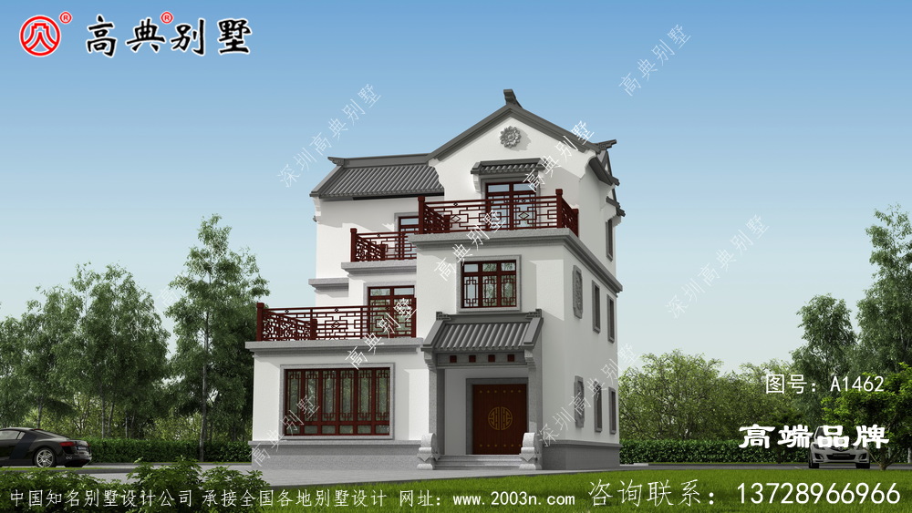 中式别墅这么好看，怪不得那么多人建