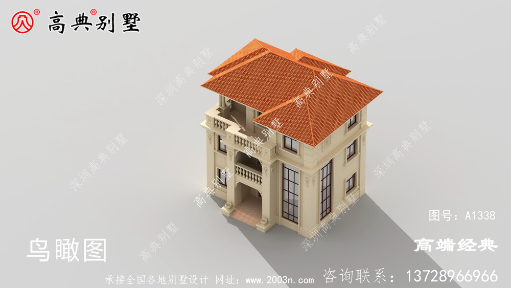 合理的配色和多面窗的设计与田园风景非常和谐